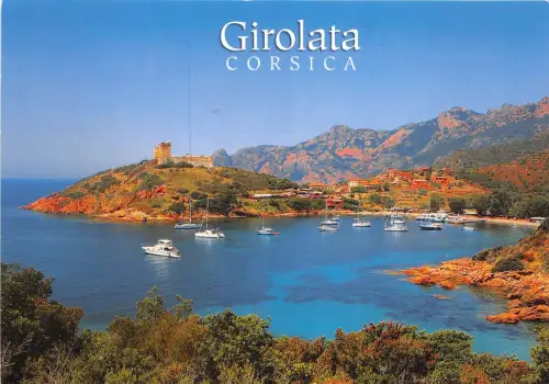 B49562 Girolata Corse Boote Bateaux Frankreich