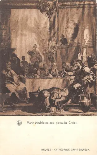 BR39960 Marie madeleine aux pieds du Christ Brügge Kathedrake saint Saveur