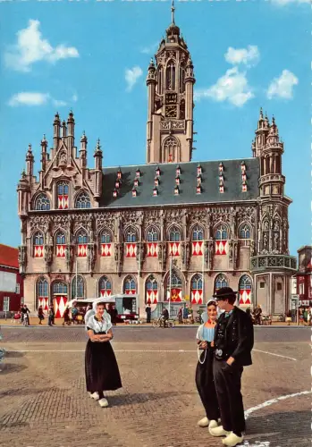 BG5399 klederdrachten zeeland typen folklore niederlande