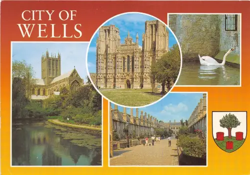 B86759 city of wells cygne swan uk