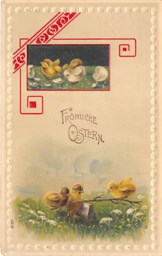 BG20229 Ostern Osterküken geprägt Deutschland