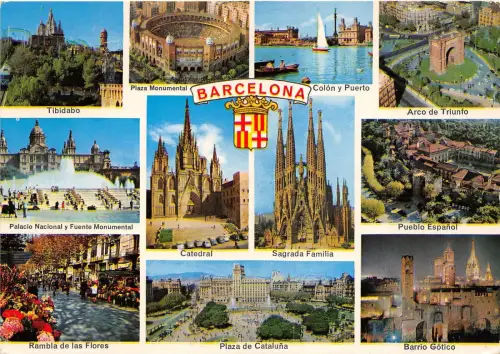 B84164 multi views barcelona spanien