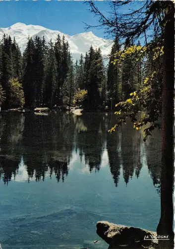 BR1797 Frankreich Le Lac Vert Mont Blanc