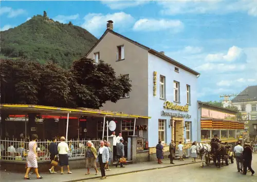 BG10791 Hotel Restaurant Königswinter Wagen Pferdetypen Rheingold Germany