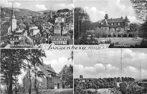 BG15102 LANGENBERG RHLD MULTI VIEWS GERMANY CPSM 14x9cm