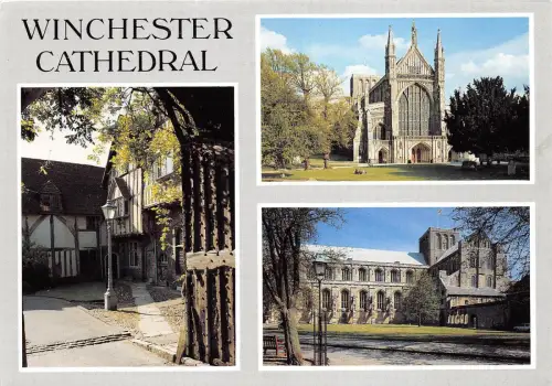 BT18579 Cheyney Gate to Cathedral Close Winchester Cathedral UK