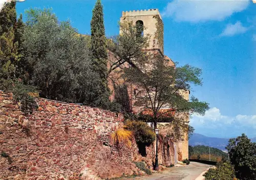 BR13492 Vieille Eglise et vue sur le Golfe de St tropez Gassin france