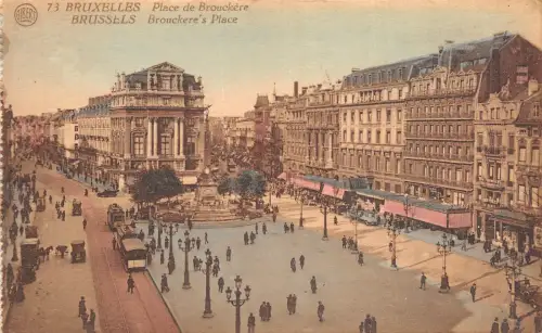 Br35010 Bruxelles Place de Brouckere belgium