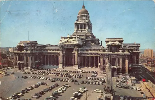 B48162 Bruxelles Palais de Justice cars voitures belgium