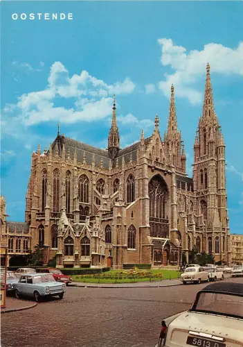BR21974 Oostende St petrus en Paulus Kathedrale belgien