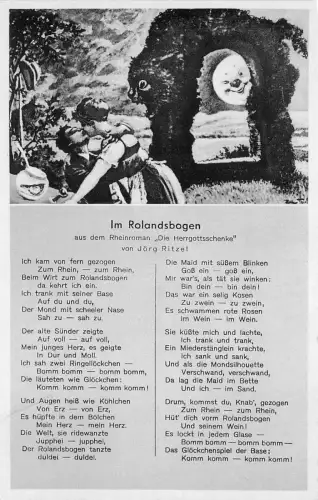 Lot140 rolandsbogen rhein römisch thergottschenke jorg ritzel postkarte deutschland