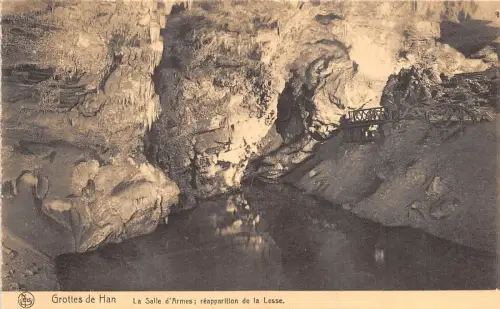 Br36008 Grottes de Han La Salle des armes Belgien