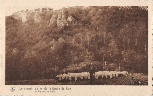 BR56022 Le chemin de fer de la Grotte de Han Schiff Mouton Belgien