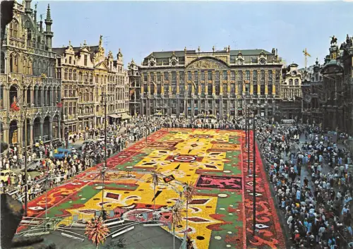 BG12130 grand place tapis de fleurs bruxelles brussel belgium