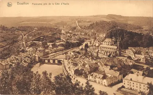 BR55578 panorama pris de la corte d auelin Bouilon belgien