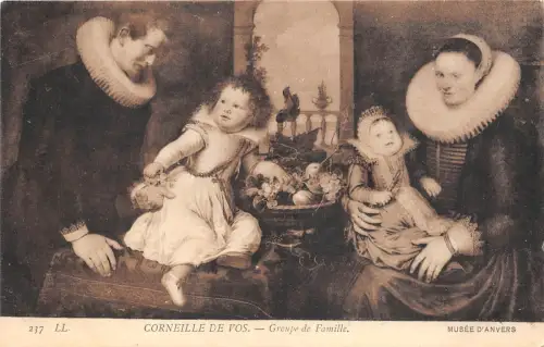B74984 corneille de vos groupe de familie gemälde peintures art