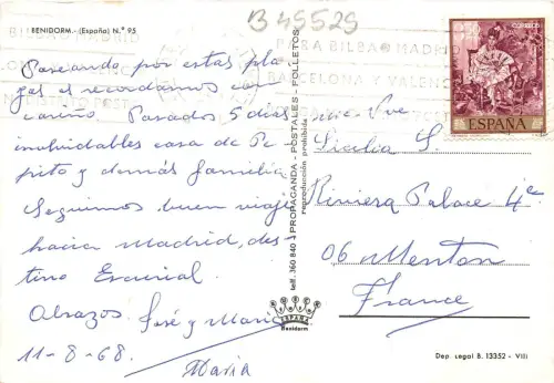 B49529 Benidorm Multi Vues Frankreich