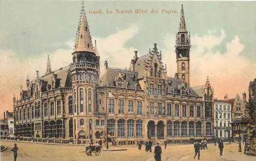 Br36084 Gend Gand Nouvel Hotel et Postes Belgien