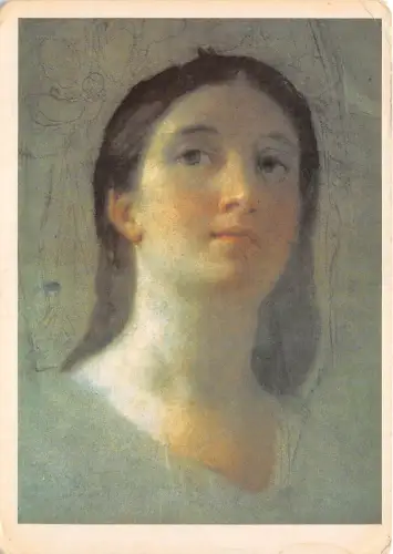 B74938 Anton raphael mengs studie einer Frauenkopfkunst