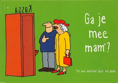 B75161 G aje mee mam ot wie daarvoor door will gaan comics