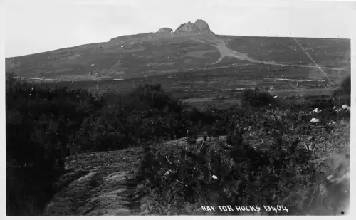 BR61668 Heu Tor Felsen Echtfoto UK