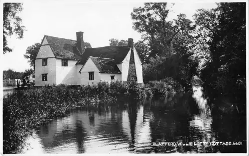 BR97645 Flatford Willie Lotts Cottage Echtfoto UK
