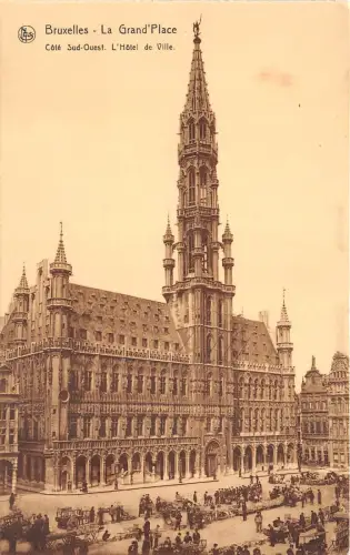 BR35032 La Grand place Bruxelles belgium