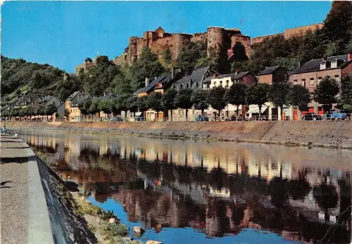 BG4977 la semois et le chateau fort bouillon belgien