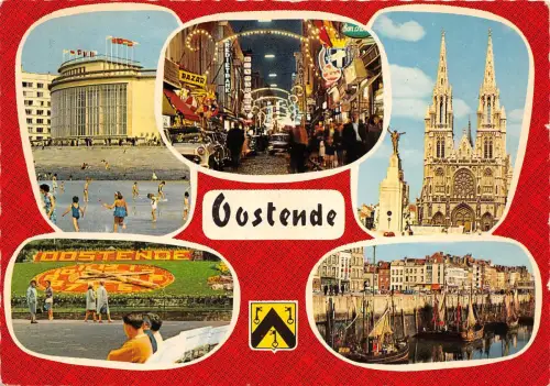 BG4919 oostende Segelschiffe Schiff Bateaux Belgien