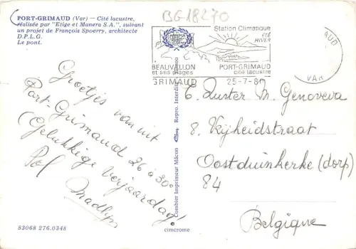 BG18270 port grimaud var cite lacuster france