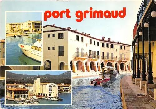 BG5504 port grimaud var ship bateaux cite lacusterre france