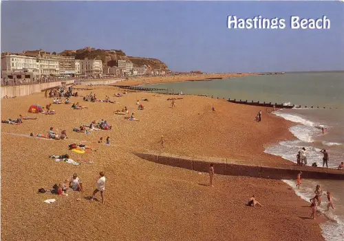 B87859 beach hastings uk