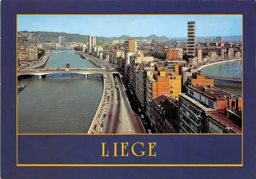 BR3119 Lüttich Panorama Belgien