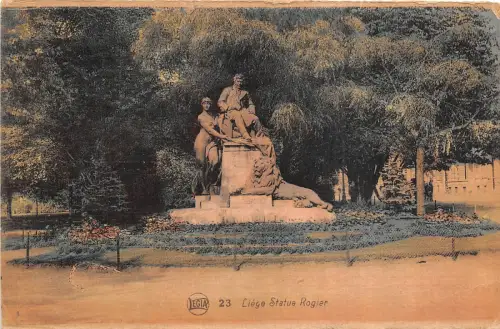 Br36117 Lüttich Statue Rogier Belgien