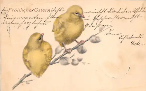 BG9019 Küken Ostern Ostergrüße Deutschland