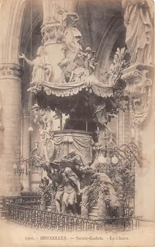 BR32162 Bruxelles Sainte Gudule La Chaire Belgien