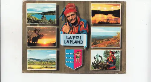 BF30544 Finnland Lappi Lapland Typen Front/Back Bild