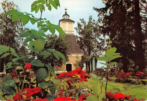 B109412 Finnland Joroinen Tapuli Garten Kirche Eglise