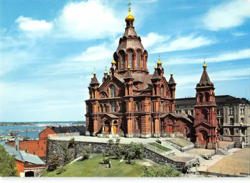B109493 Finnland Uspenski Kathedrale Cattedrale Dom Panorama