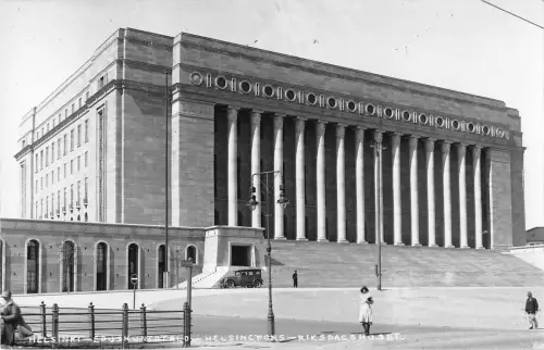 B95820 riksdagshuset helsinki suomi finnland Echtfoto