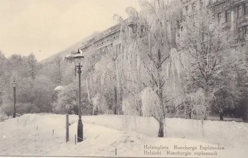 B81499 helsingfors helsinki runebergs esplanaden finnland front/back image