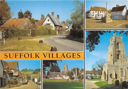 B87501 suffolk village uk