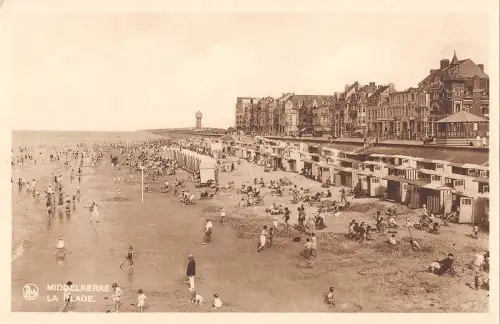 BR57271 la plage Middelkerke Belgien