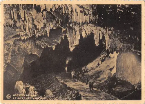BR55134 la salle des mamelons Grottes de han belgium