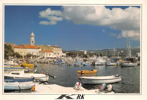 B67966 Kroatien Krk Boote Bateaux