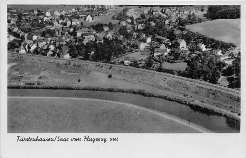uk42124 furskenhausen saar vom flugzeug aus germany