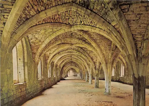 B87625 fountains abbey north yorkshire the cellarium uk