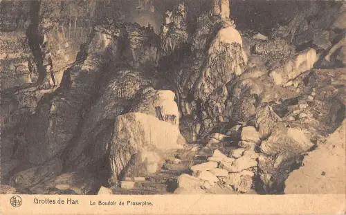 BR55112 Le Boudoir de Proseplne Grottes de Han belgium