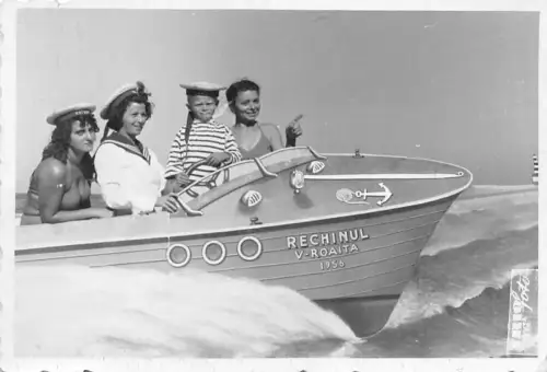 B39233 Schiff Bateaux Rechinul vasile Roaita 1956 9x7 cm