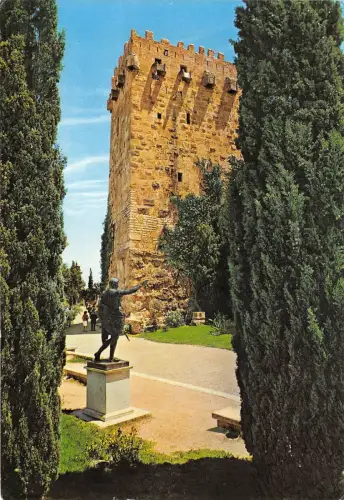 BG11944 tarragona estatua al emperador augusto murallas romanas spanien